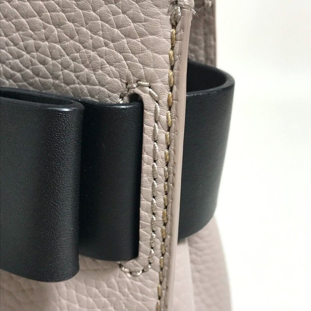 KATE SPADE Poplar Street Tote Bag Gray Beige/Black - Picture 7 of 12